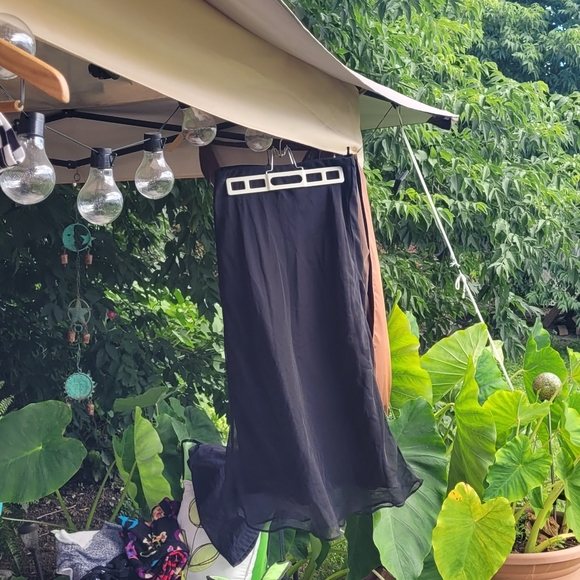 Sheer Long Goth Skirt - Picture 8 of 10